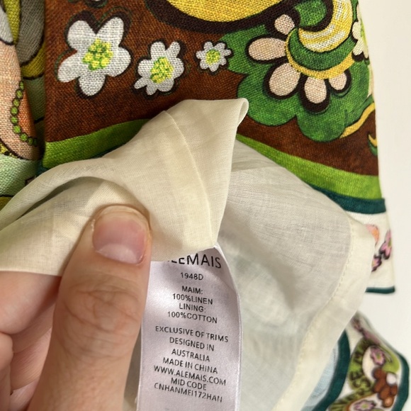New NWOT Alémais Dreamer Linen Mini Dress - Picture 11 of 13